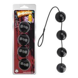 Rubicon Boules anales Rubicon L 35 x 6cm Noires